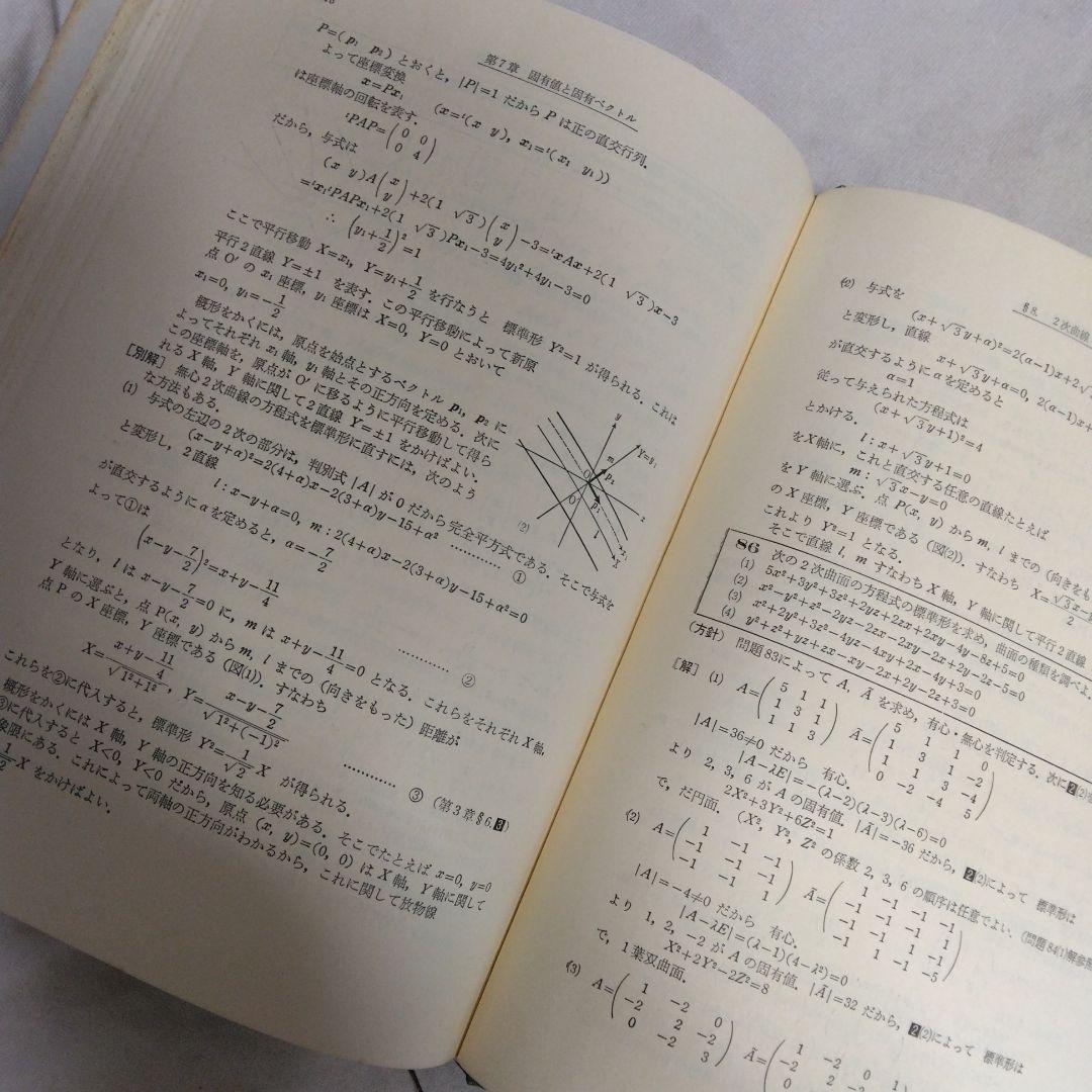 基礎演習 線形代数 富永晃著 聖文社