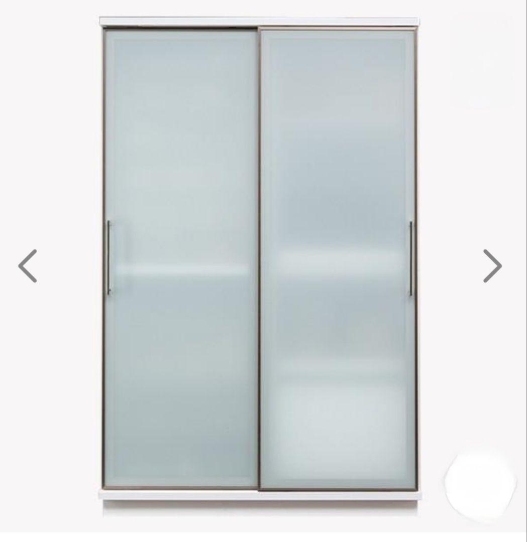 大川家具 122cm幅 おしゃれなダイニングボード 食器棚　キッチンボード