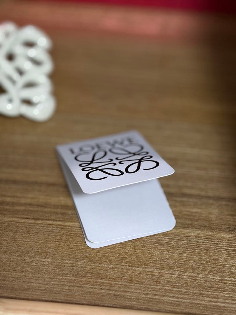 LOEWE(ロエベ) マフラー/ アナグラムブローチ付 モヘア＆ウール ホワイト