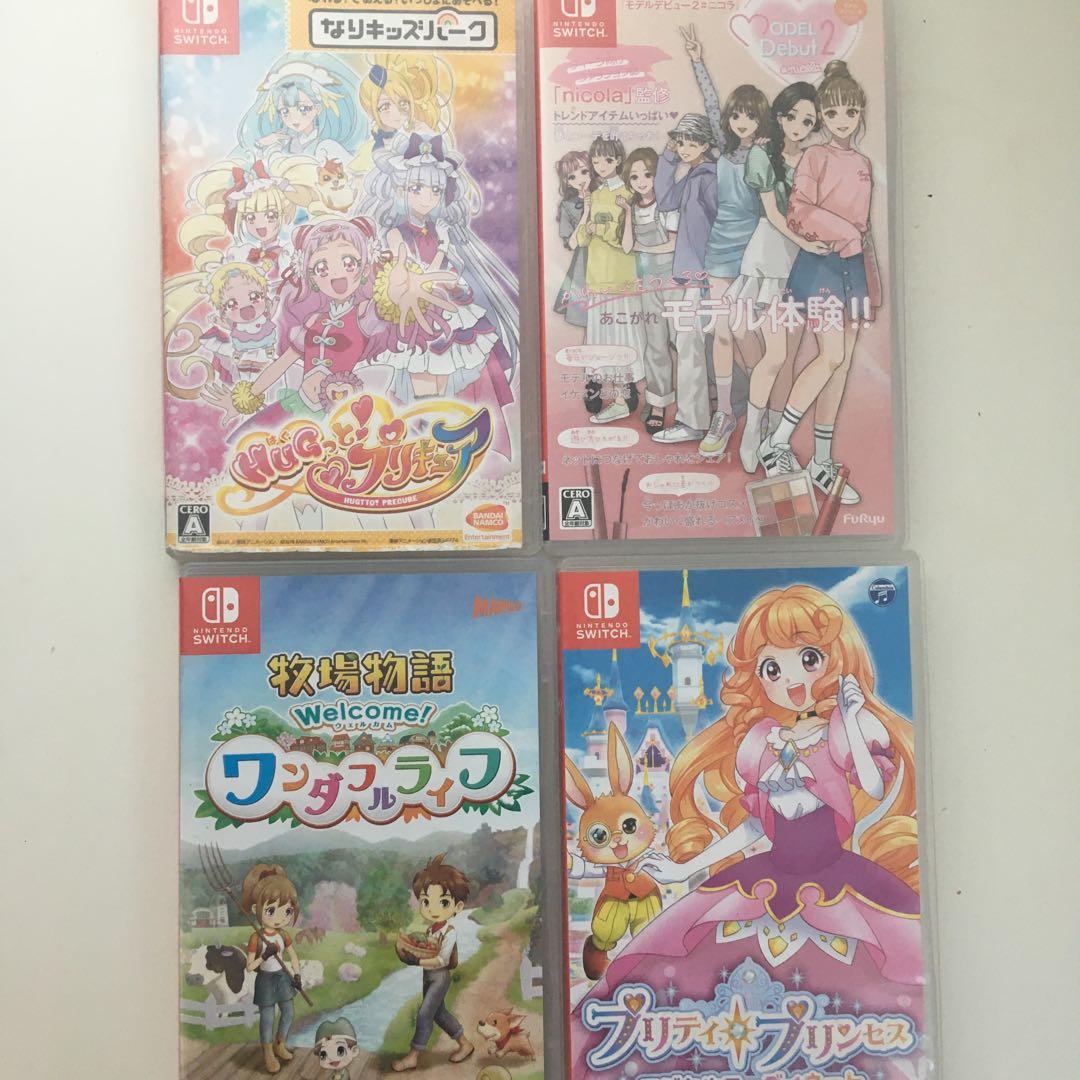 switch ソフト まとめ売り 牧場物語 プリキュア プリパラ 等
