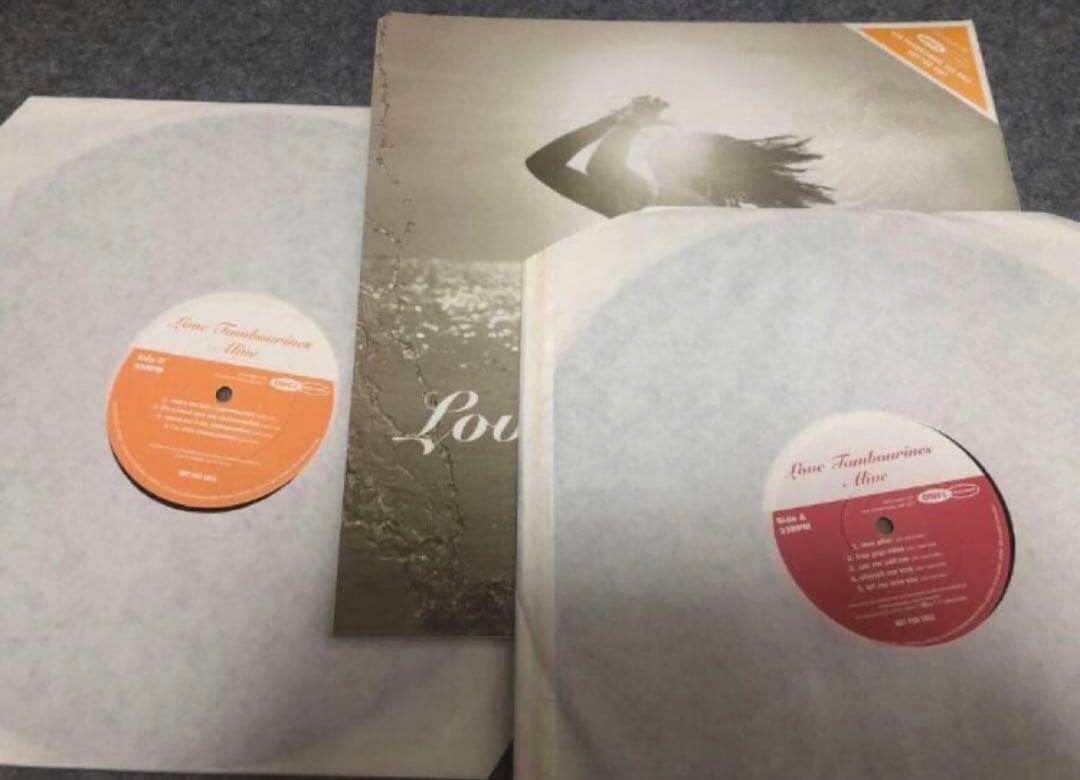 限定150枚 Love Tambourines「Alive」プロモ2LP+7\"