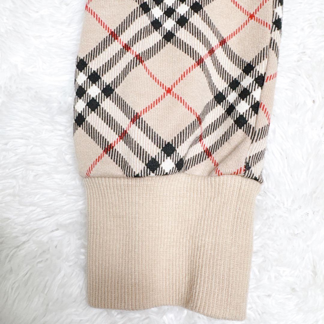 BURBERRY BLUE LABEL バーバリー ノバチェック柄 パーカー M