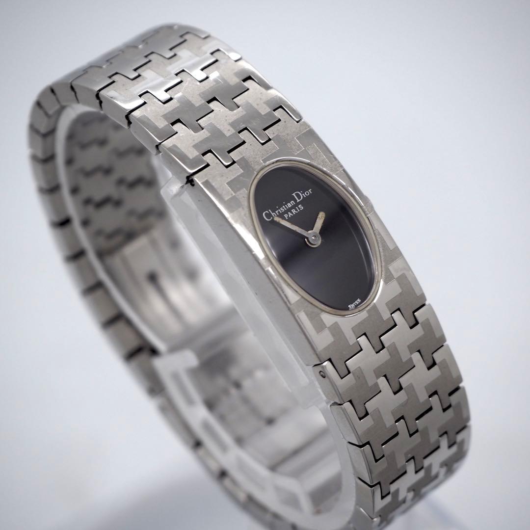 602 稼働 【美品】Dior 時計 D70-100 ミスディオール 箱付き