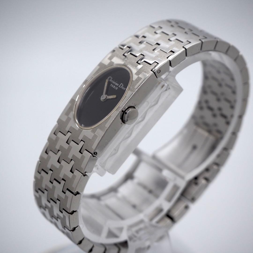 602 稼働 【美品】Dior 時計 D70-100 ミスディオール 箱付き