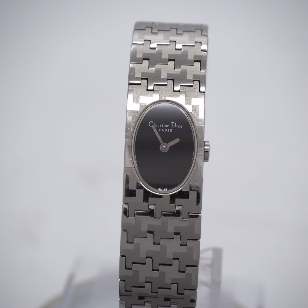 602 稼働 【美品】Dior 時計 D70-100 ミスディオール 箱付き