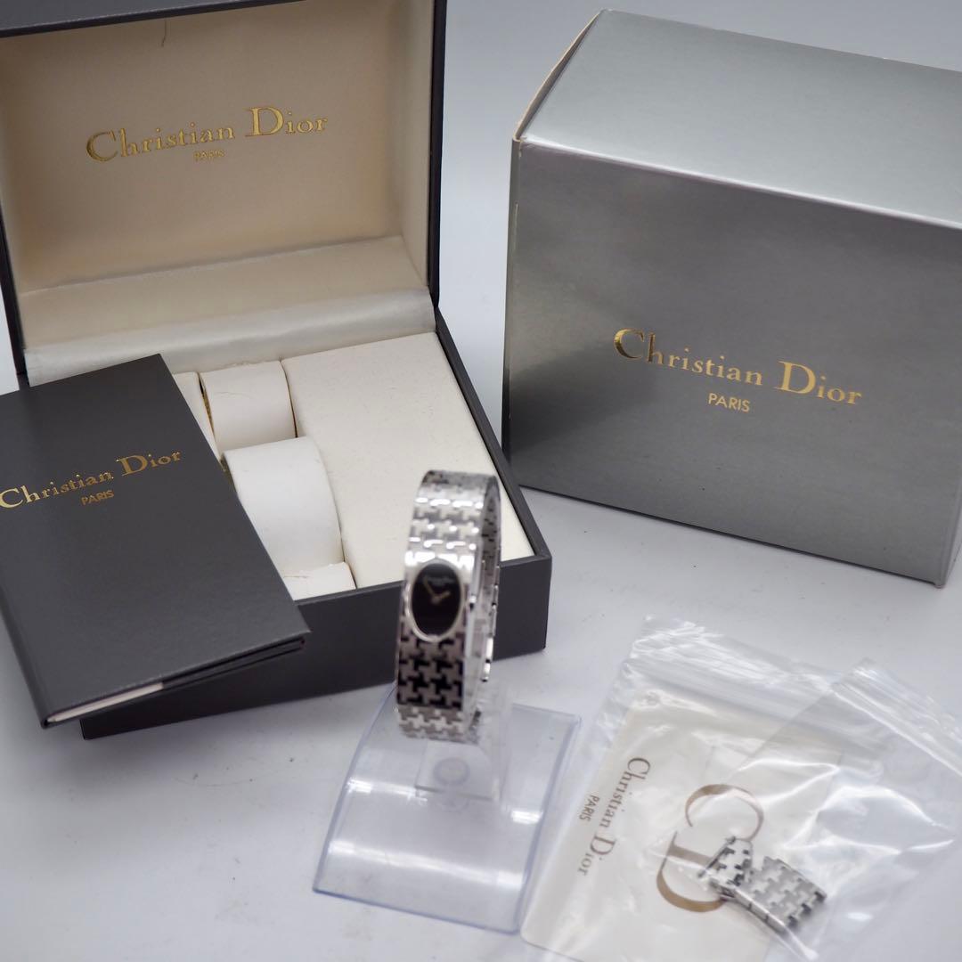 602 稼働 【美品】Dior 時計 D70-100 ミスディオール 箱付き