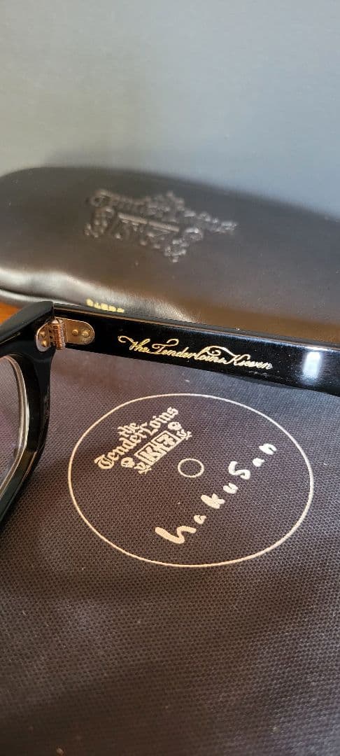 Tenderloin × 白山眼鏡 \"IN THE WIND\"ブラック×シルバー