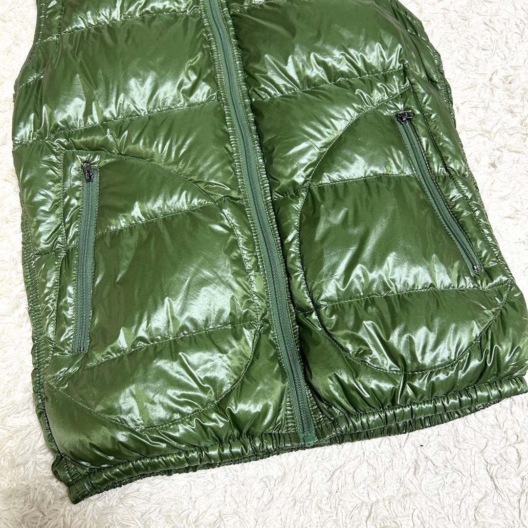 美品✨ HERNO ヘルノ ダウンベスト フード グリーン 42 レディース