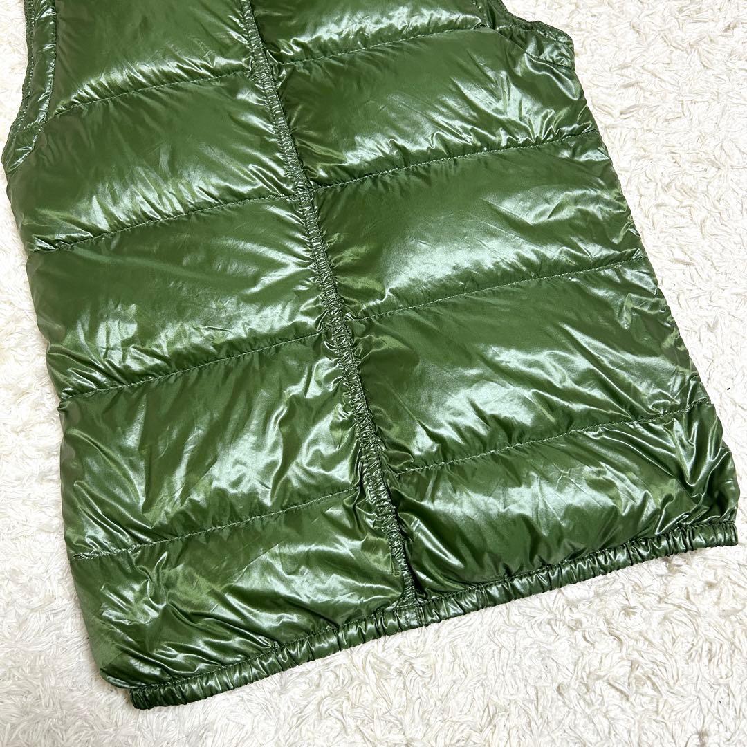 美品✨ HERNO ヘルノ ダウンベスト フード グリーン 42 レディース