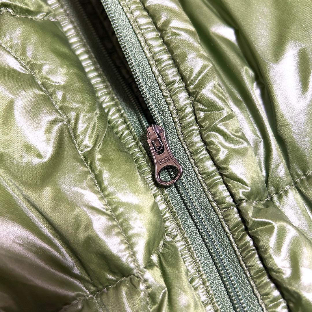 美品✨ HERNO ヘルノ ダウンベスト フード グリーン 42 レディース