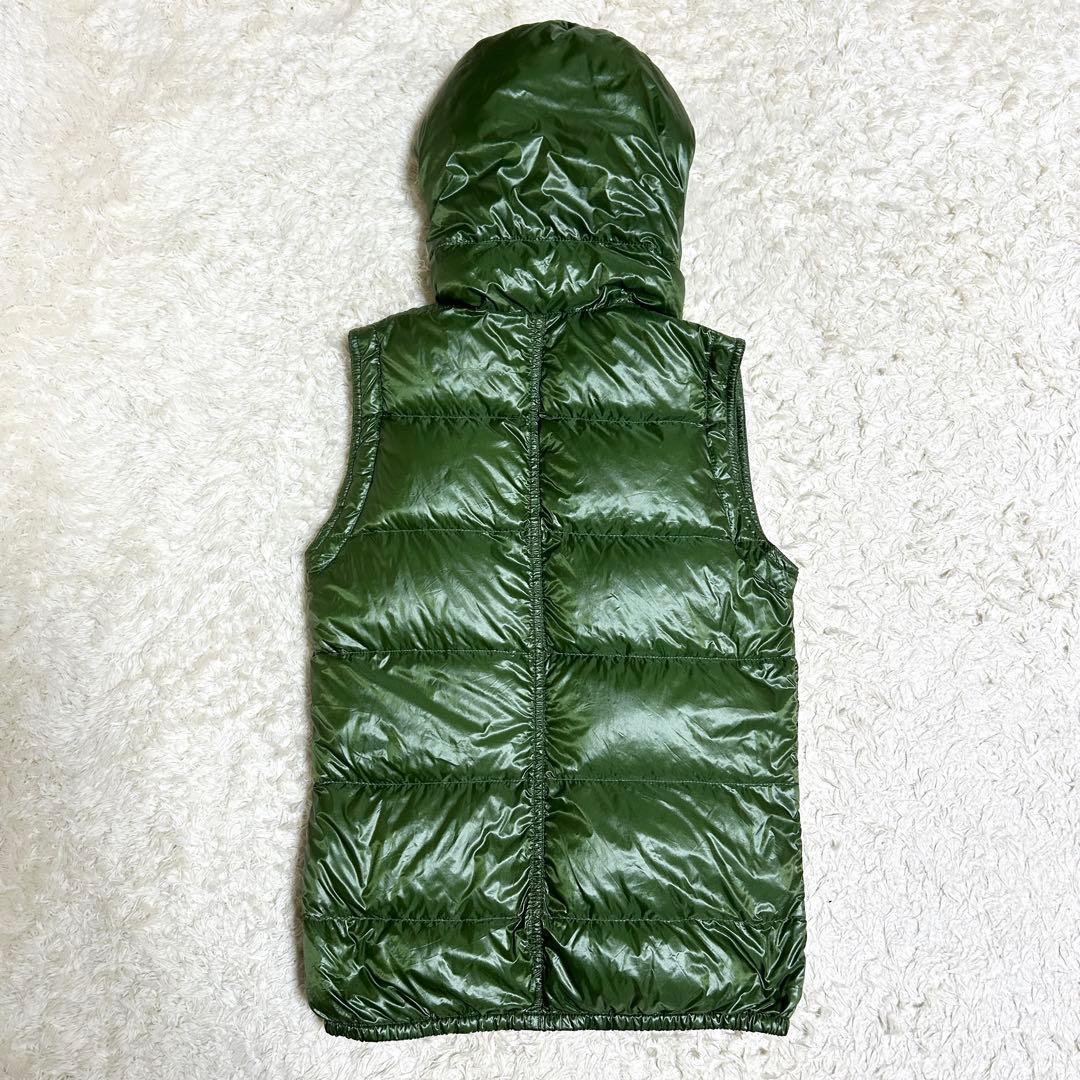 美品✨ HERNO ヘルノ ダウンベスト フード グリーン 42 レディース