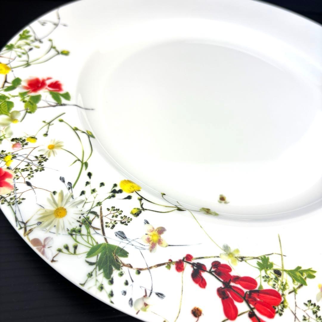 ローゼンタール フルールソヴァージュ 野花 28cm プレート皿 6枚セット