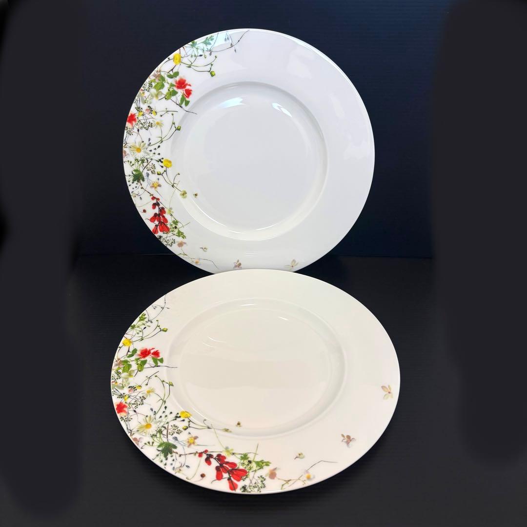 ローゼンタール フルールソヴァージュ 野花 28cm プレート皿 6枚セット