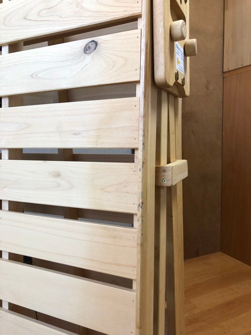 折りたたみ式木製すのこベッド（ベルメゾン）