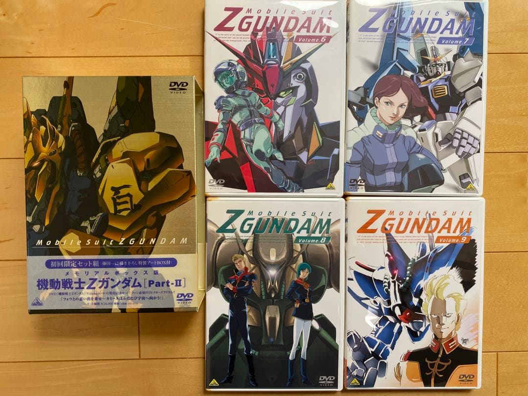 「メモリアルボックス版 機動戦士Zガンダム Part-Ⅰ/Ⅱ/Ⅲ」