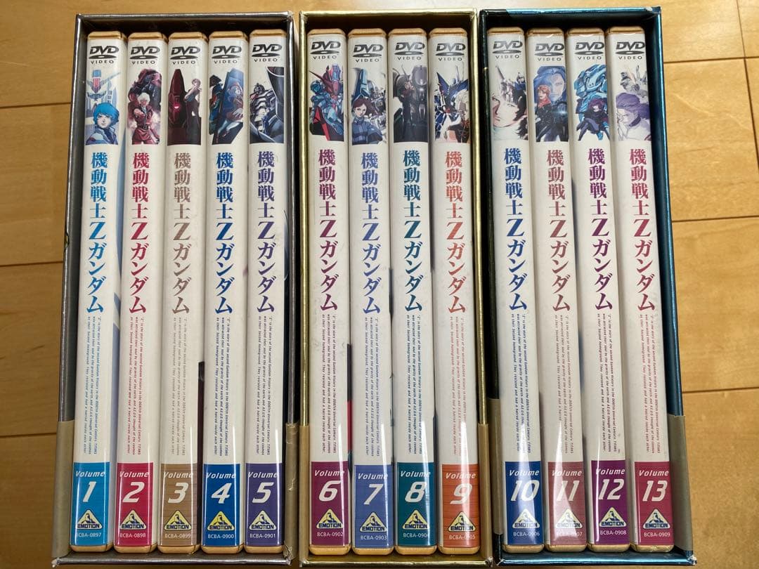 「メモリアルボックス版 機動戦士Zガンダム Part-Ⅰ/Ⅱ/Ⅲ」