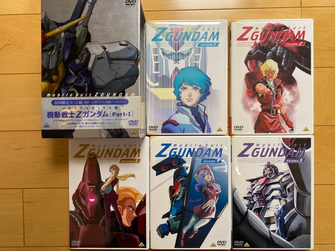 「メモリアルボックス版 機動戦士Zガンダム Part-Ⅰ/Ⅱ/Ⅲ」