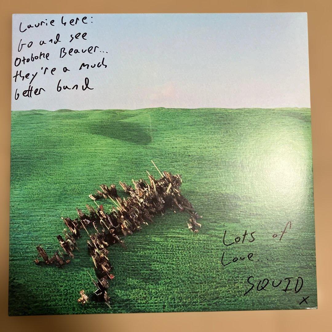 SQUID BRIGHT GREEN FIELD クリアグリーン レコード