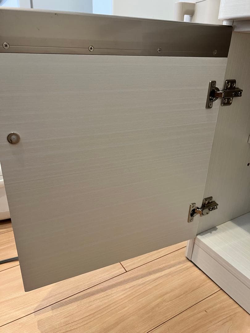 服部家具　メリッサ100 ホワイト 食器棚　キッチンボード　美品