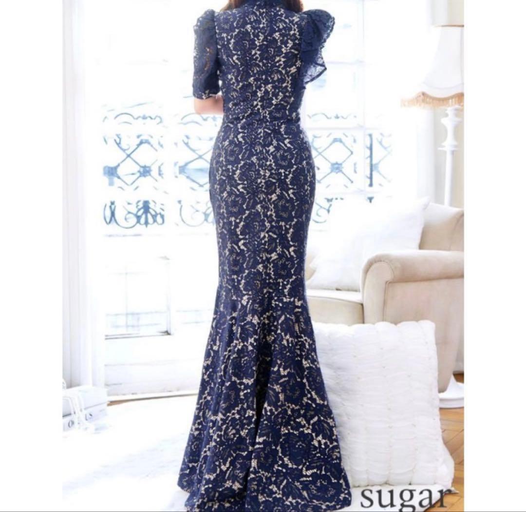 【Riko】マーメイド レース ロングドレス キャバドレス