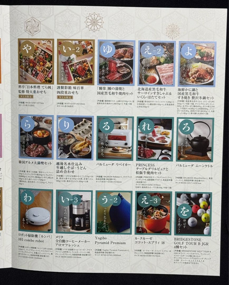 ２０２５冬テレボート　カタログギフト