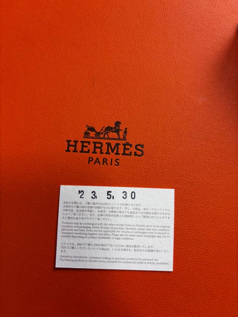 【正規品・付属品完備】HERMES カフリンクス リコル2 シルバー×ネイビー