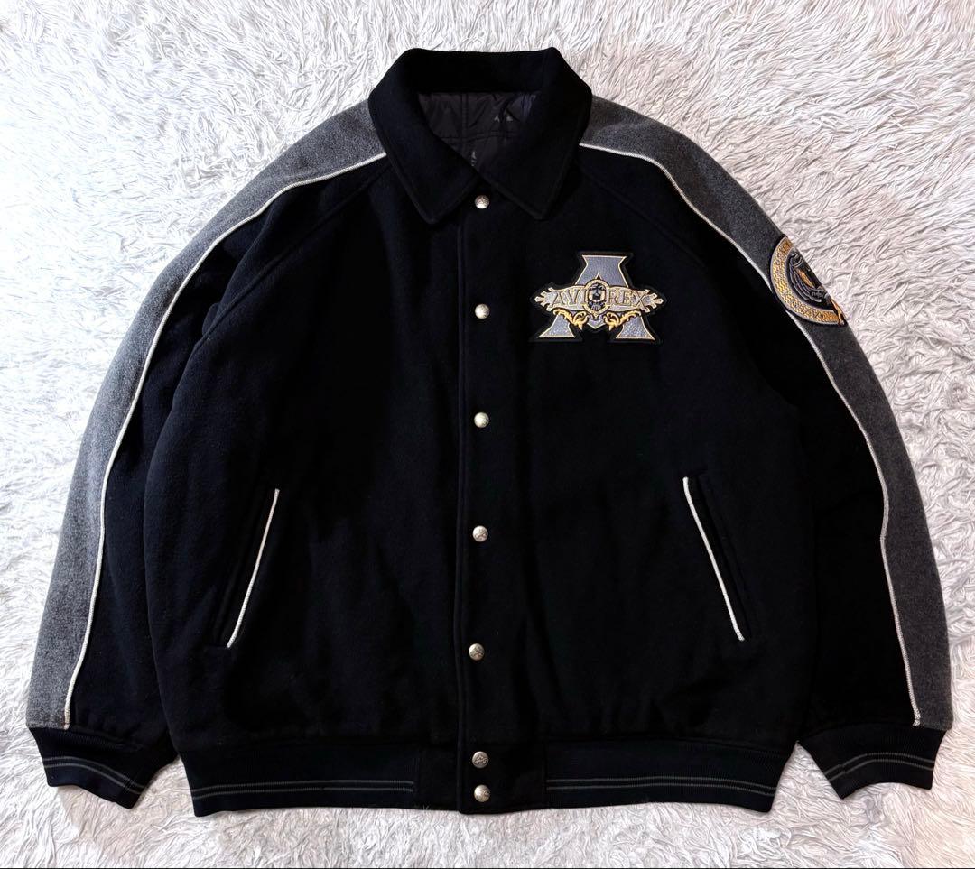 ひー✨90s AVIREX リバーシブルスタジャン キルティング