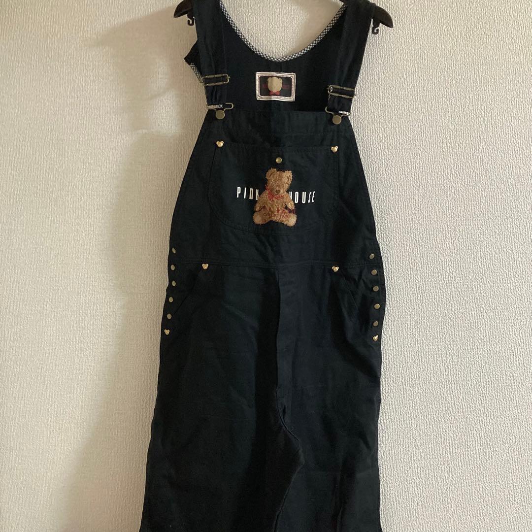 ピンクハウス　くまさん　オーバーオール　日本製