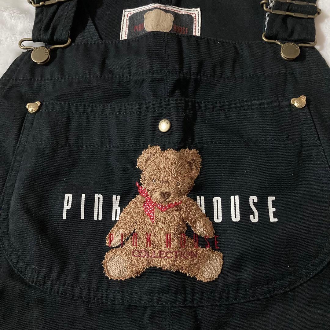 ピンクハウス　くまさん　オーバーオール　日本製