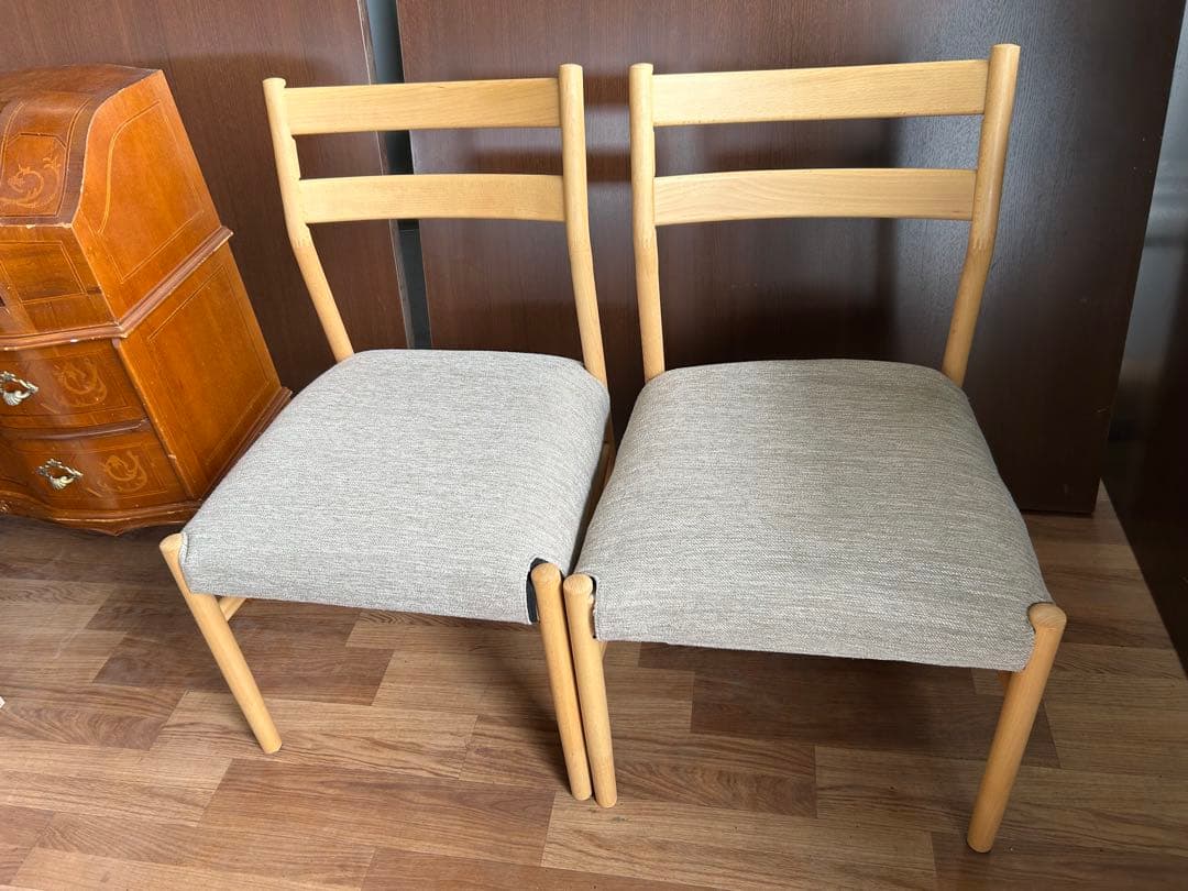 706 ニトリ　ダイニングチェア　Nコレクション ２脚セット　椅子　チェア　美品