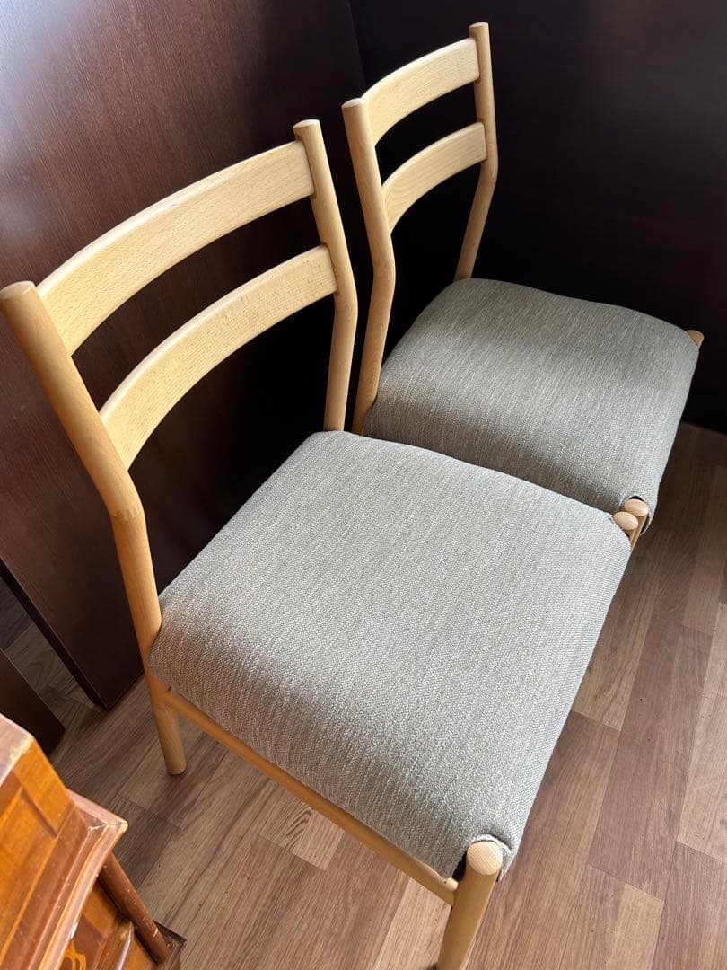 706 ニトリ　ダイニングチェア　Nコレクション ２脚セット　椅子　チェア　美品