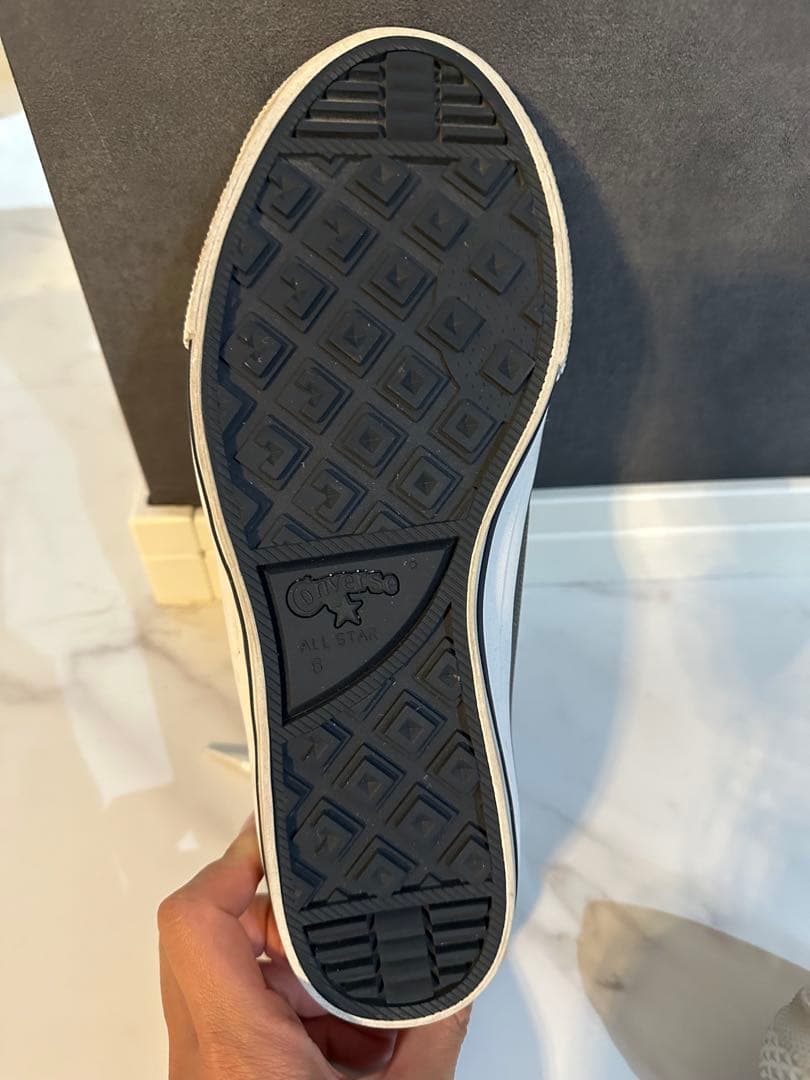 パーリーゲイツ　24.5センチ ALL STAR ブラック スニーカー