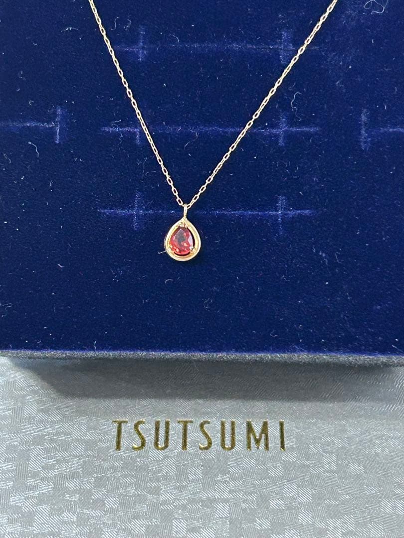 TSUTSUMI ガーネットネックレス