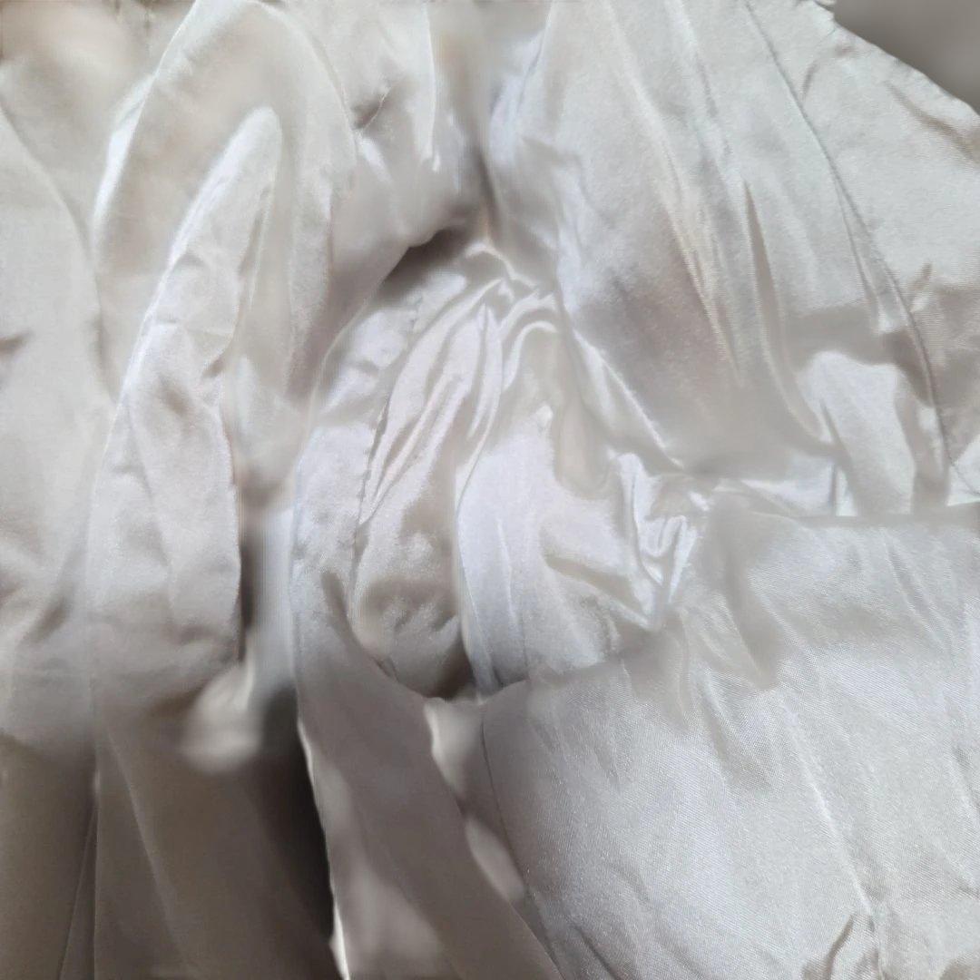 グレージュ ミンク 人気 9号 サファイアミンク リアルファー 高級 コート