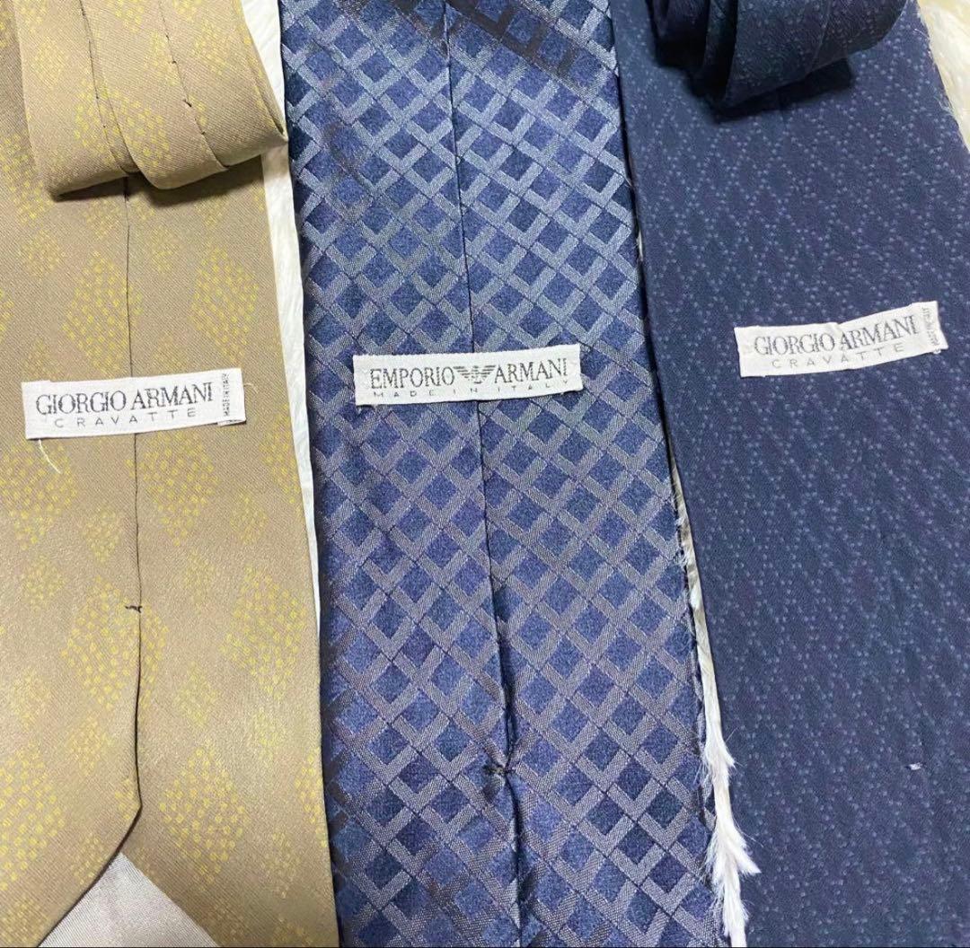 アルマーニ ネクタイ 7本セット シルク イタリア ビジネス 高級　ARMANI