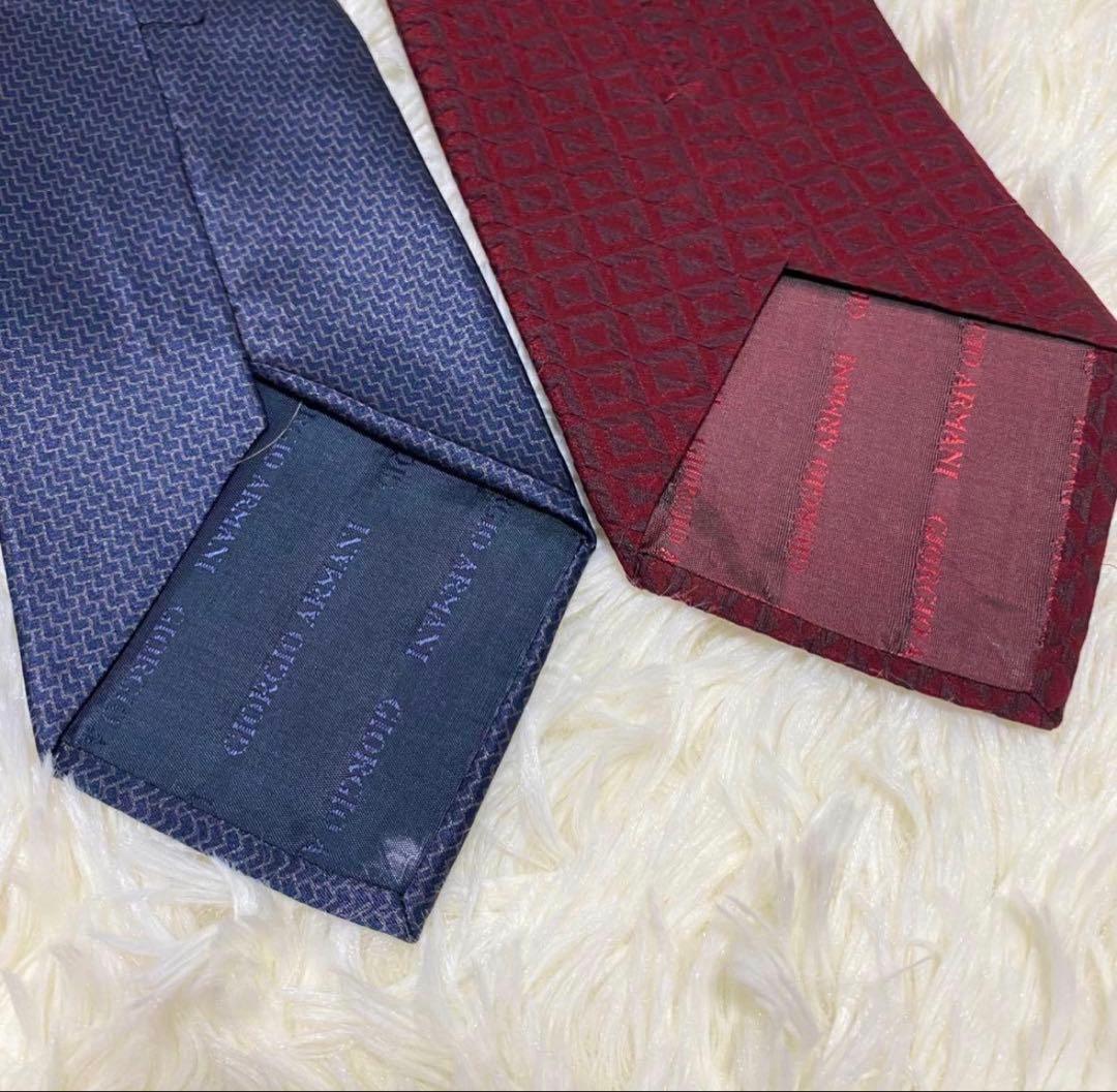 アルマーニ ネクタイ 7本セット シルク イタリア ビジネス 高級　ARMANI