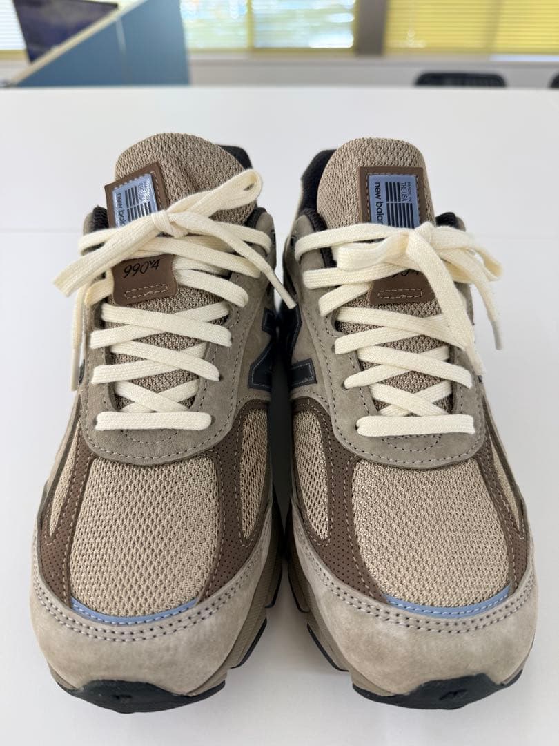 YAA様AURALEENew Balance 990 ベージュグレー スニーカー