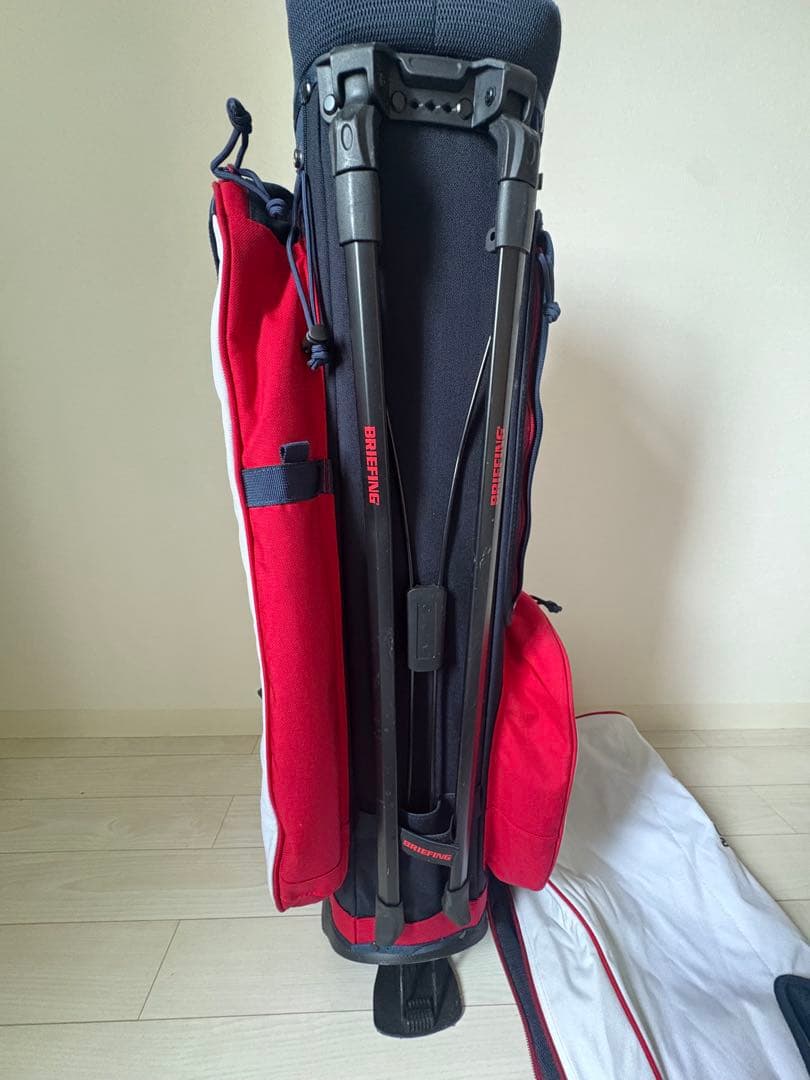 BRIEFING CUP ブリーフィング キャディバッグ ホワイト/レッド