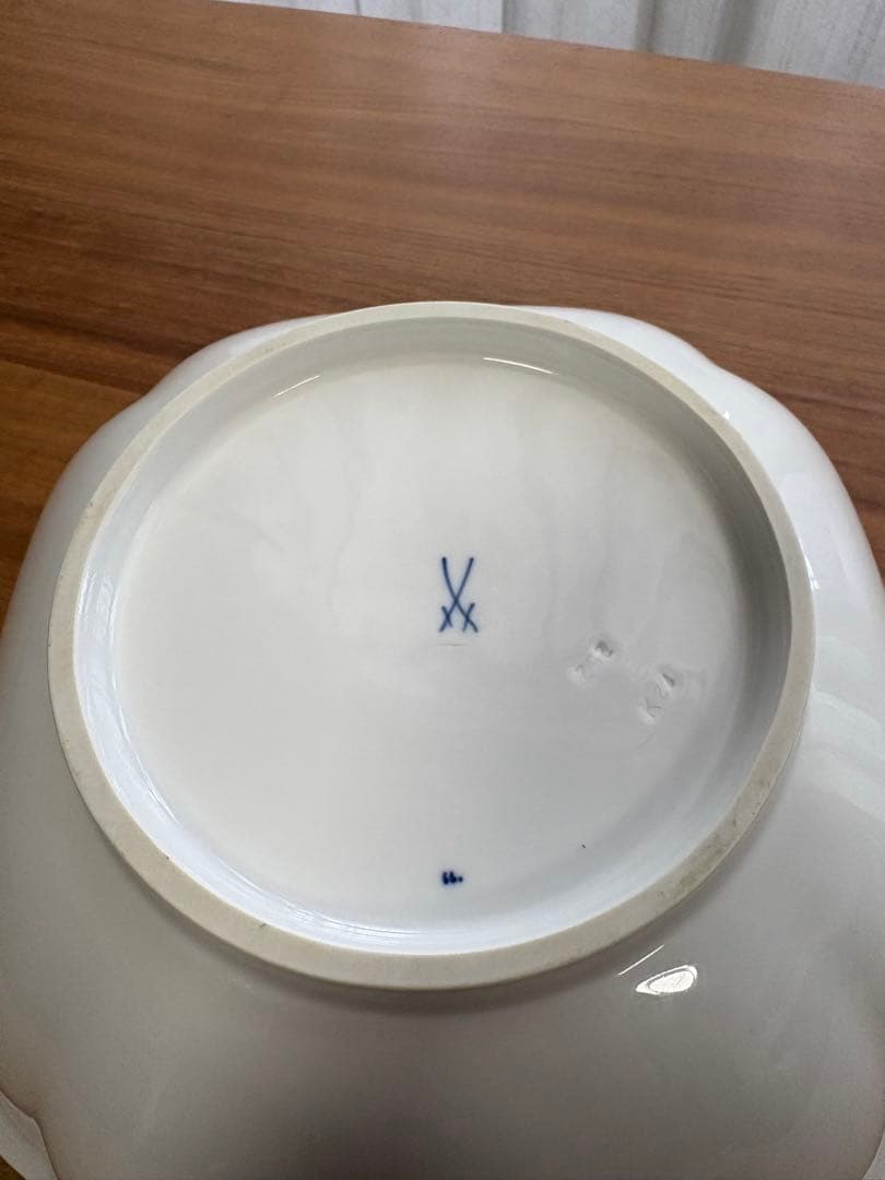 【正月セール】マイセン　ブルーオニオン　27cmスクエアボウル