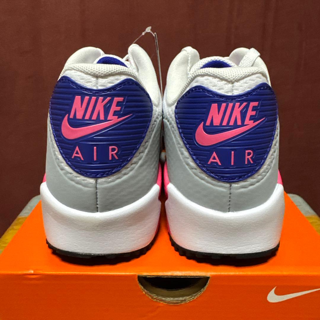 Nike Air Max 90 Golf ホワイト/ピンク/ネイビー 27cm