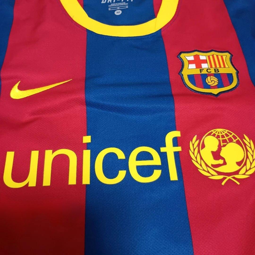 メッシ　バルセロナユニフォーム　リオネル・メッシバルサユニフォームナイキ製