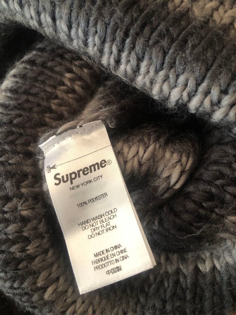 Supreme Ombre Stripe Beanie ビーニー ニット帽