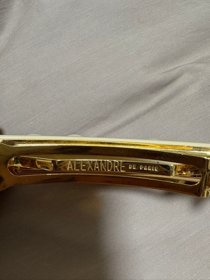 ALEXANDRE DE PARISパールバレッタ（8cm）