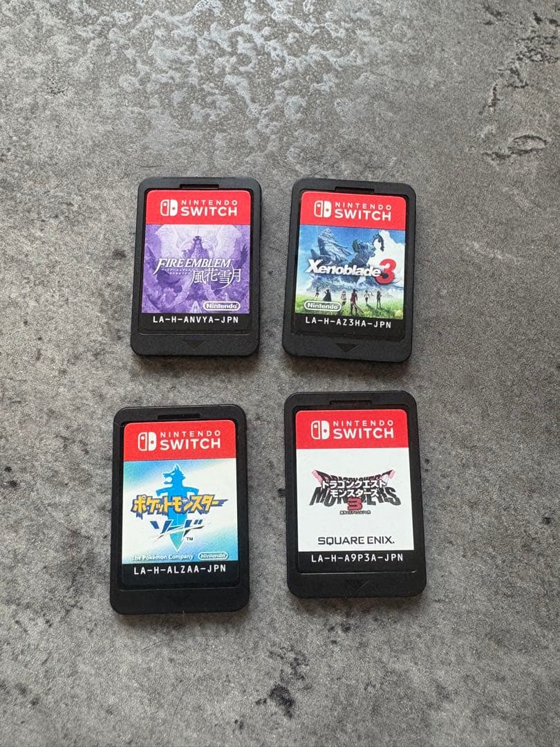 【動作確認済み】Nintendo Switch ゲームソフト4本セット