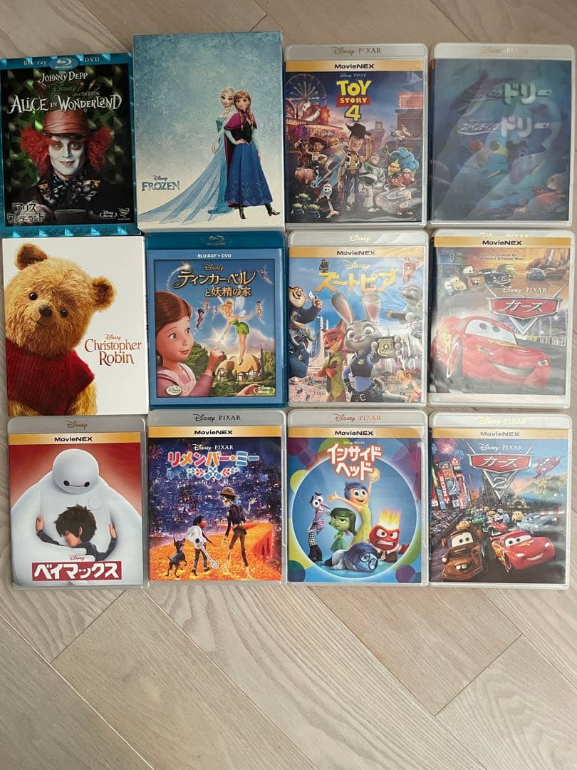 ディズニーブルーレイ　DVD 12作品　【まとめ売り】