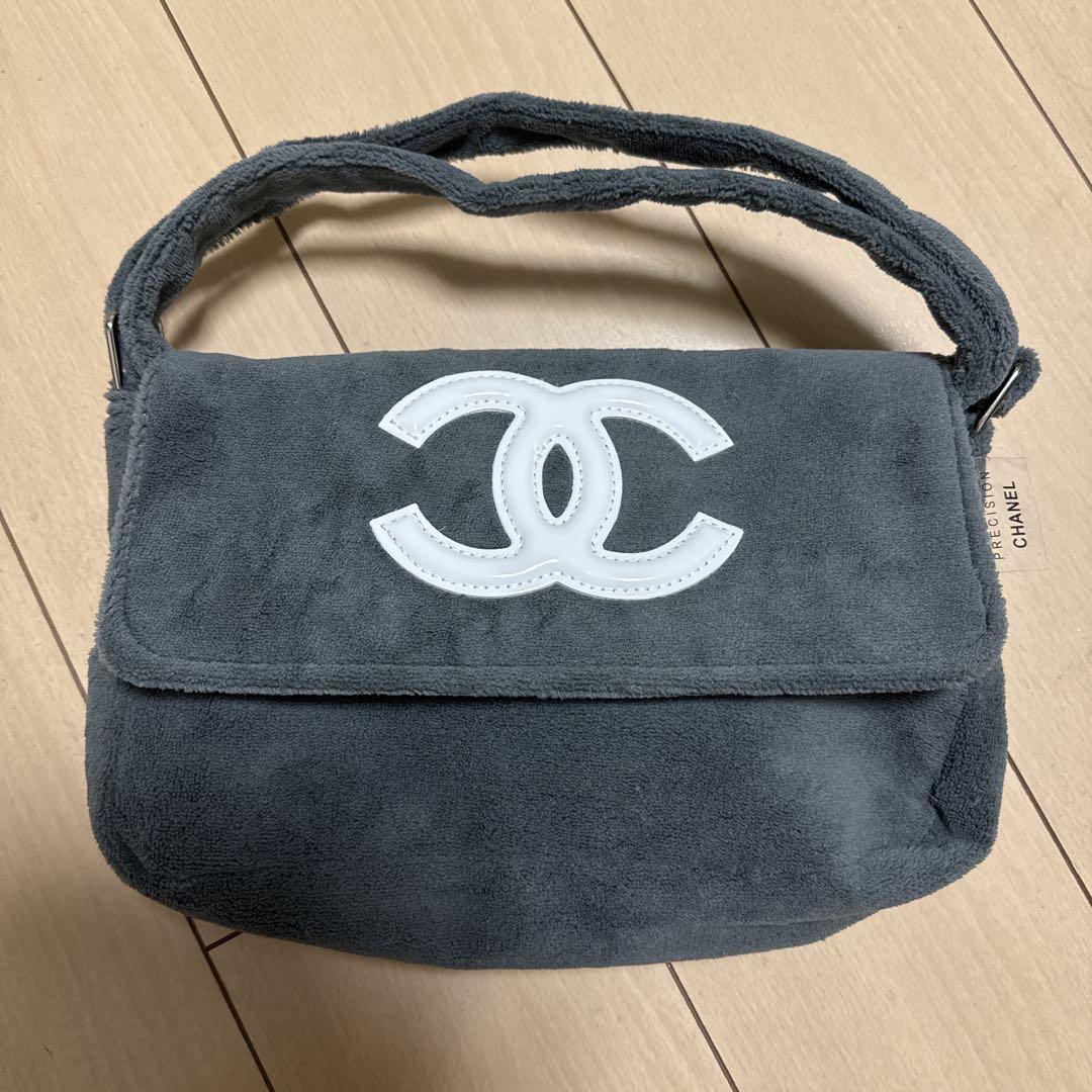 ちょこあんぱん　シャネル ノベルティ　ショルダーバッグ グレー