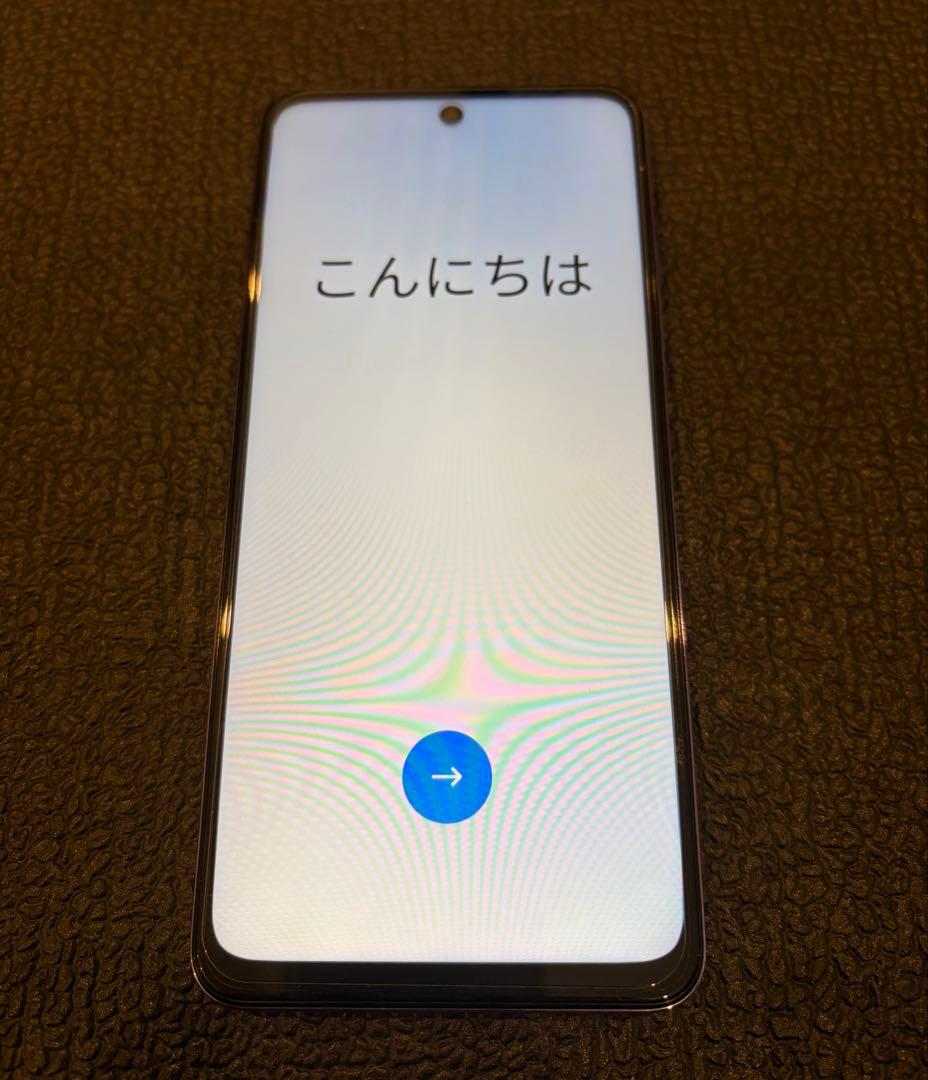 OPPO A3 5G パープル　クリアケース付き　強化ガラスフィルム装着済み