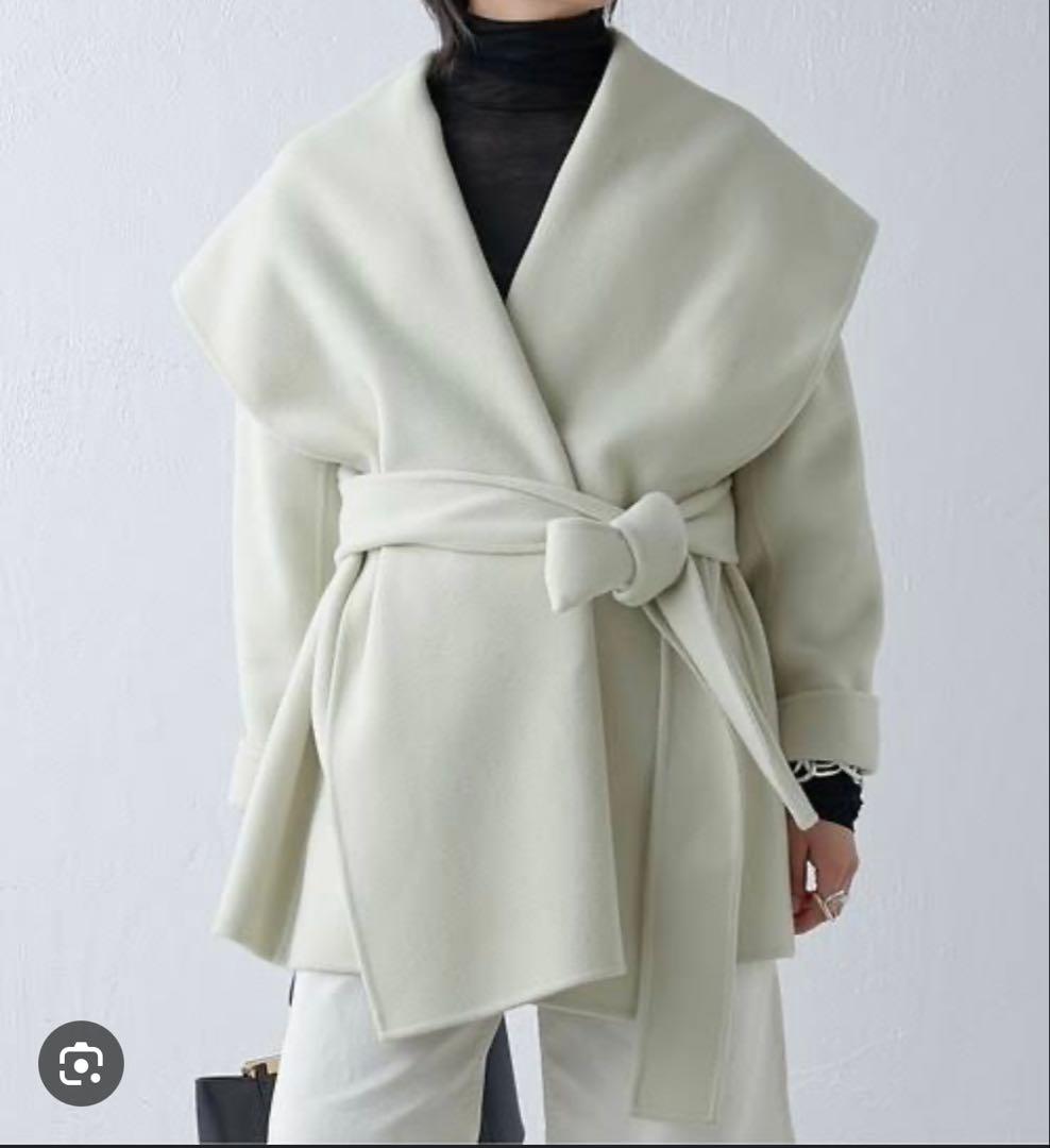 GALLARDAGALANTE リバーショールコート グリーン