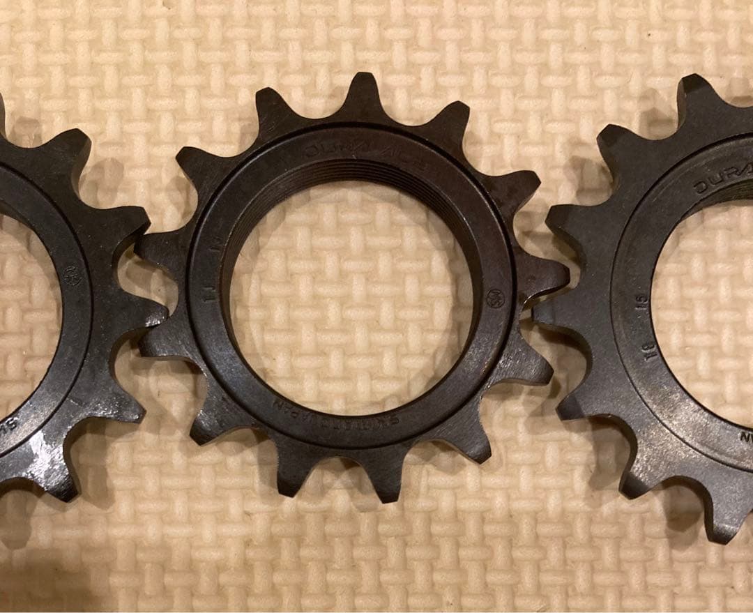 デュラエース　13.14.15T 合計3点セット　ピスト コグ 小ギア　NJS