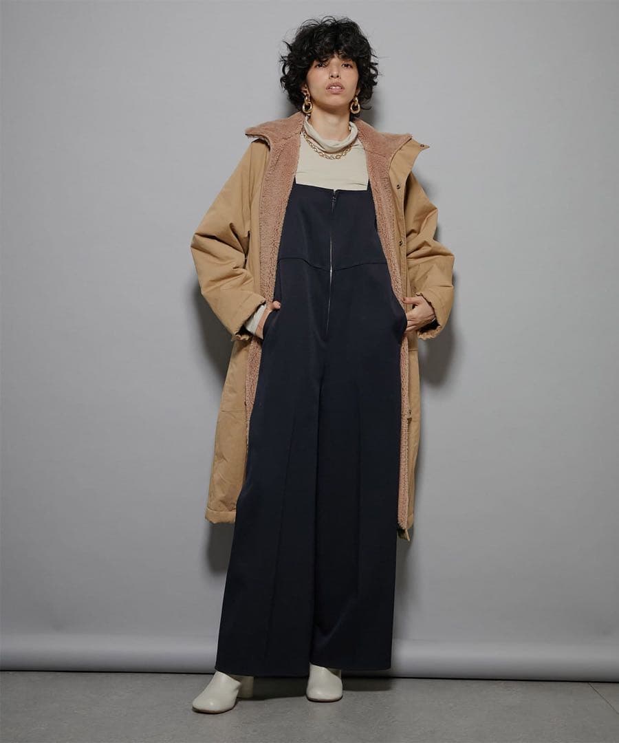 ウィムガゼット GEMINI ZIPオールインワン 美品 F サロペット